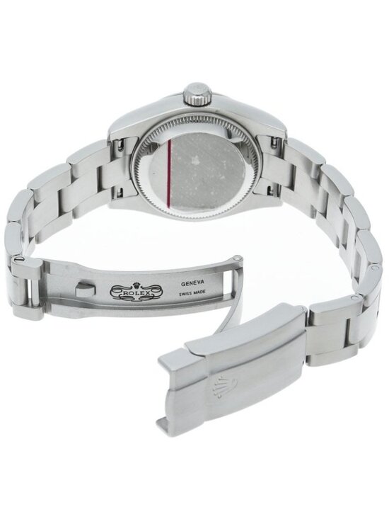 Rolex Oyster Perpetual 26 Watch SS Black Polished main image 4